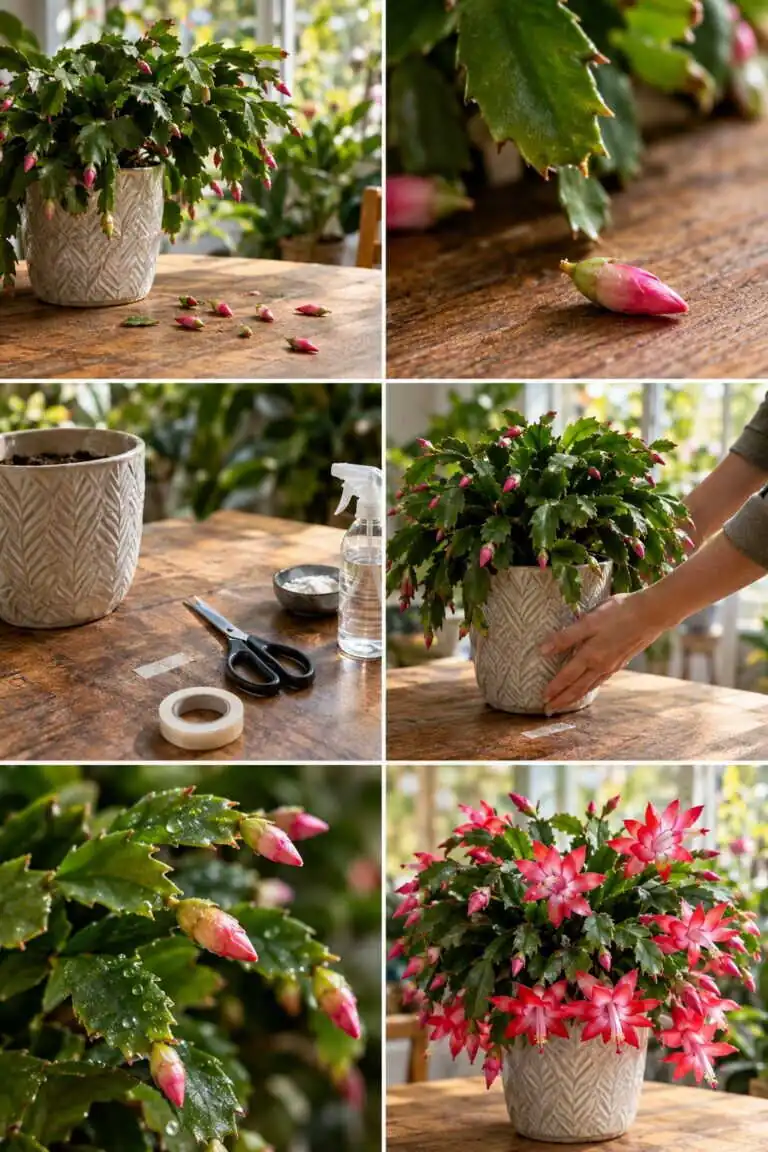 Cactus de Noël qui perd ses boutons : vous l&rsquo;avez déplacé