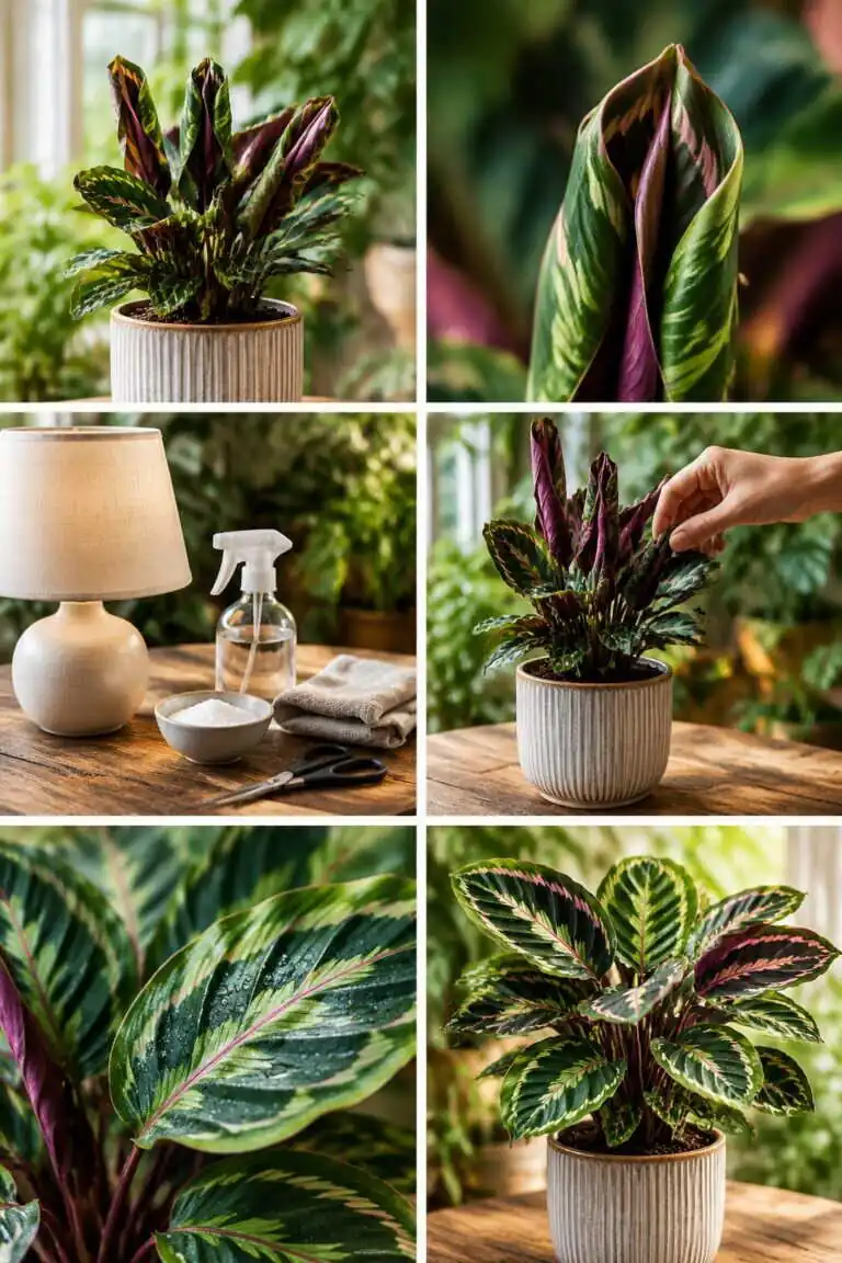 Calathea qui replie ses feuilles le soir : c&rsquo;est normal, elle dort