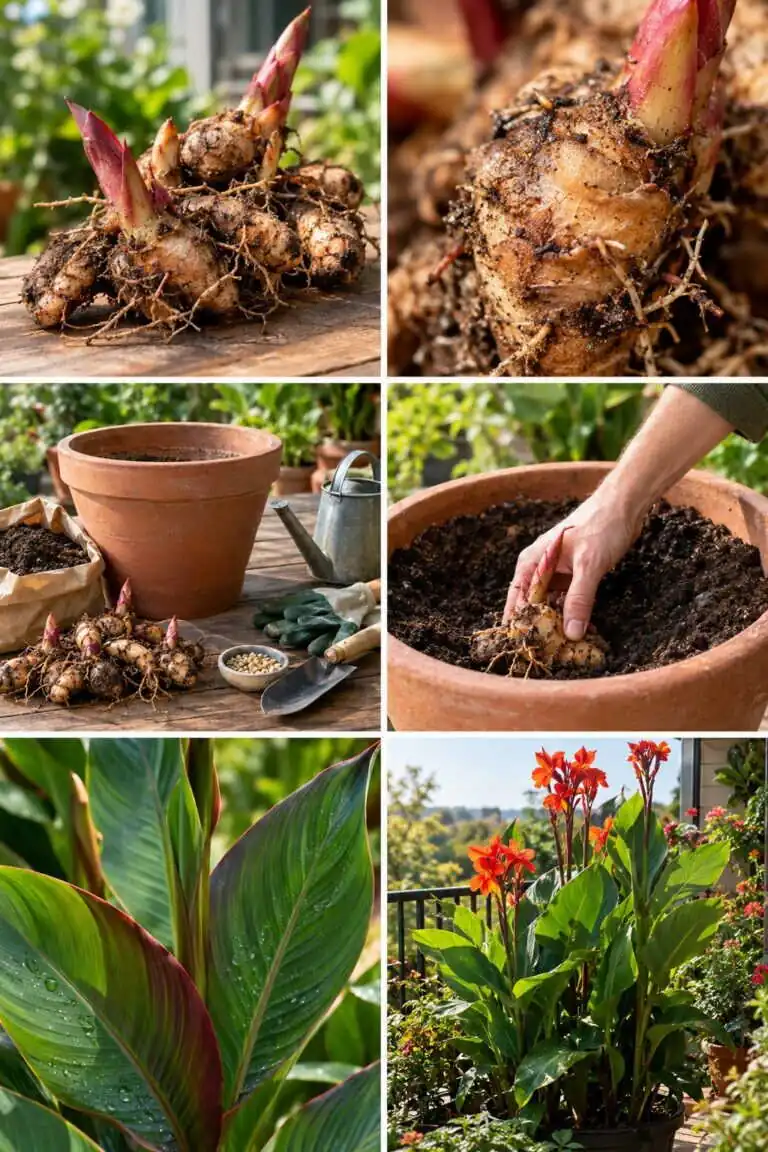 Cannas en pot : des feuilles géantes qui transforment un balcon en jungle en un été