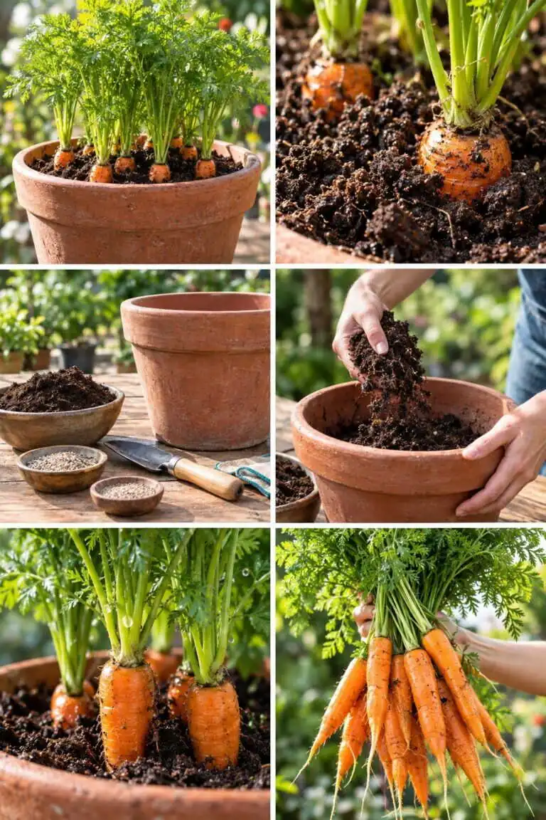 Carottes en pot : un pot de 30 cm de profondeur et un terreau sans cailloux