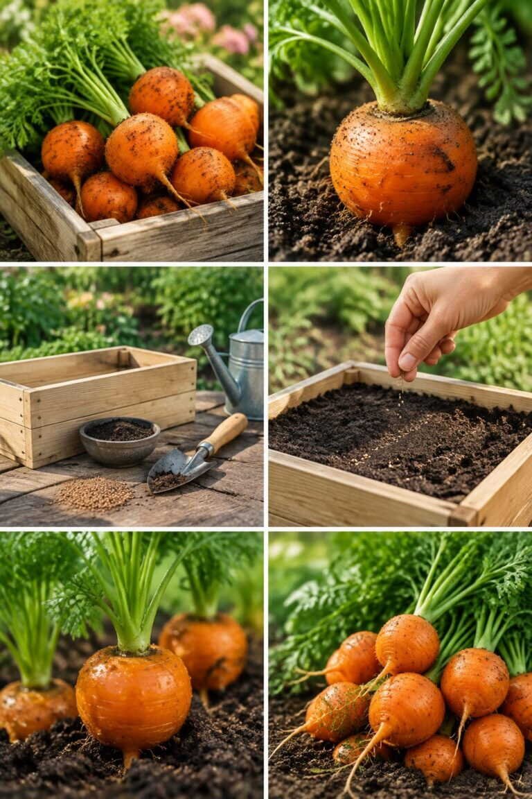Carottes rondes : la variété qui pousse dans une jardinière de 20 cm