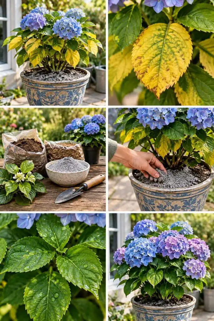 Cendres au pied des hortensias et des rhododendrons : l'erreur qui les tue