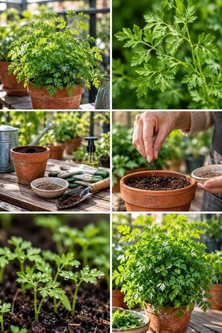 Cerfeuil : l&rsquo;aromatique oubliée de grand-mère qui pousse à l&rsquo;ombre du balcon