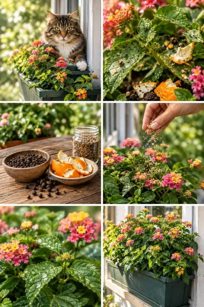Chat qui fait pipi dans les jardinières : le poivre et les agrumes