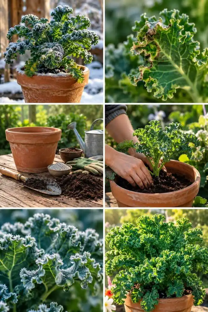 Chou kale en pot : le seul légume qui donne tout l'hiver sur un balcon