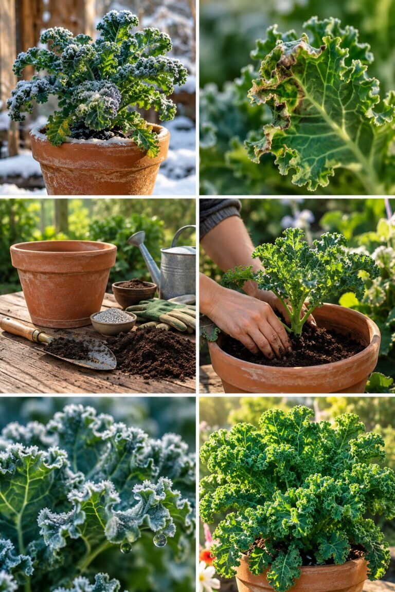 Chou kale en pot : le seul légume qui donne tout l&rsquo;hiver sur un balcon