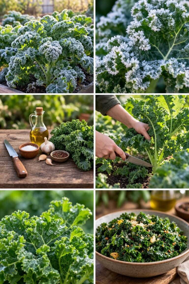 Chou kale plus doux après le gel : voici pourquoi