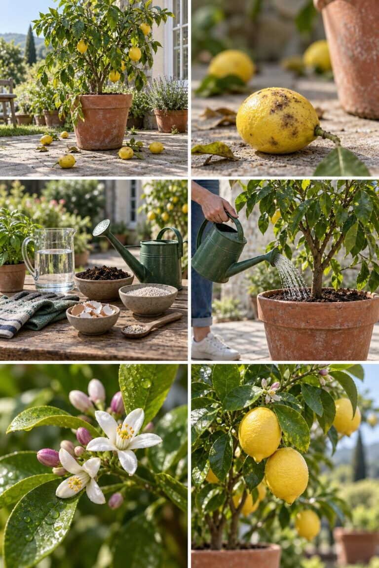 Citronnier acheté avec des fruits : pourquoi ils tombent tous le premier mois