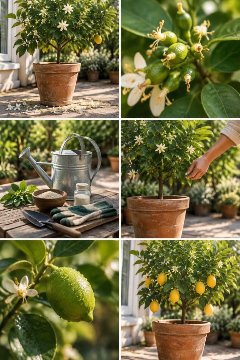 Citronnier qui perd ses fleurs : c&rsquo;est normal, il en garde 1 sur 20