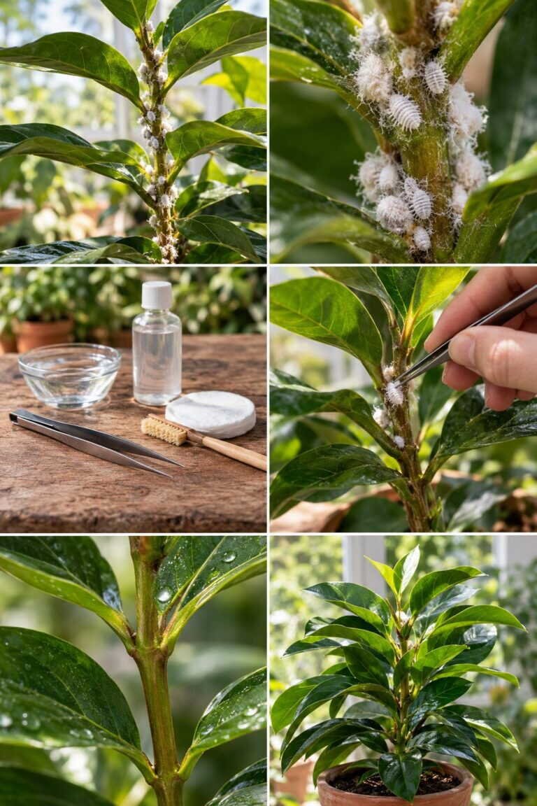 Cochenilles farineuses : le petit coton blanc qu&rsquo;il faut retirer un par un