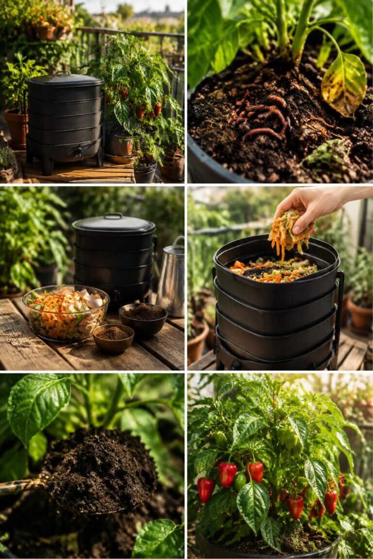 Compost sur balcon : le lombricomposteur qui ne sent rien