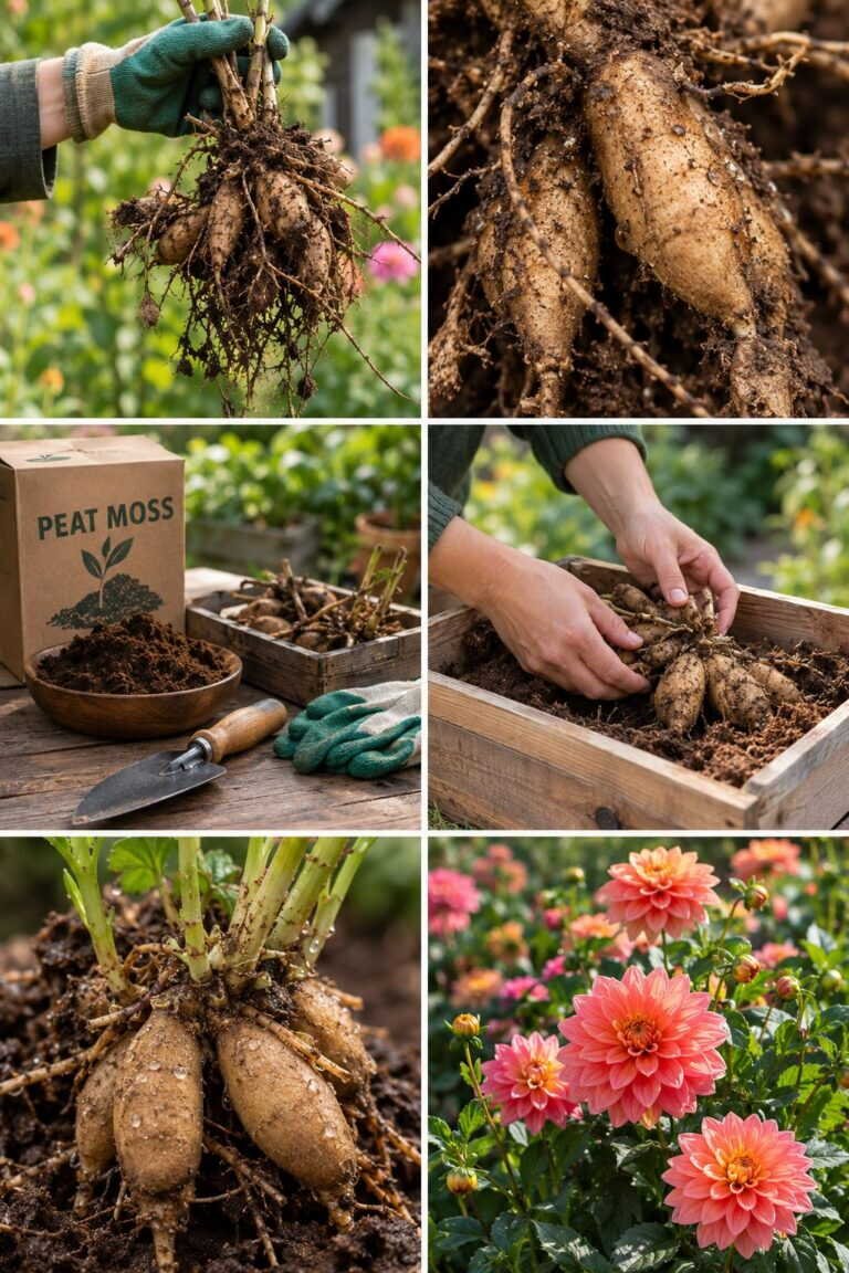 Dahlias : sortir les tubercules avant les gelées, sinon ils pourrissent