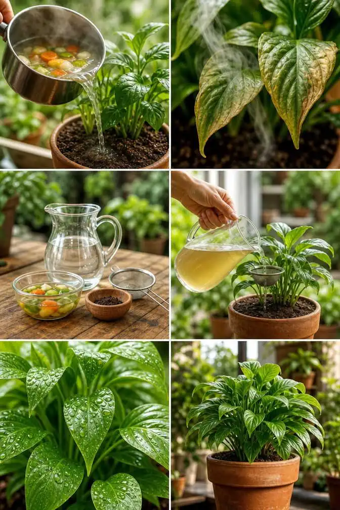 Eau de cuisson des légumes : l&rsquo;engrais gratuit à condition qu&rsquo;elle refroidisse