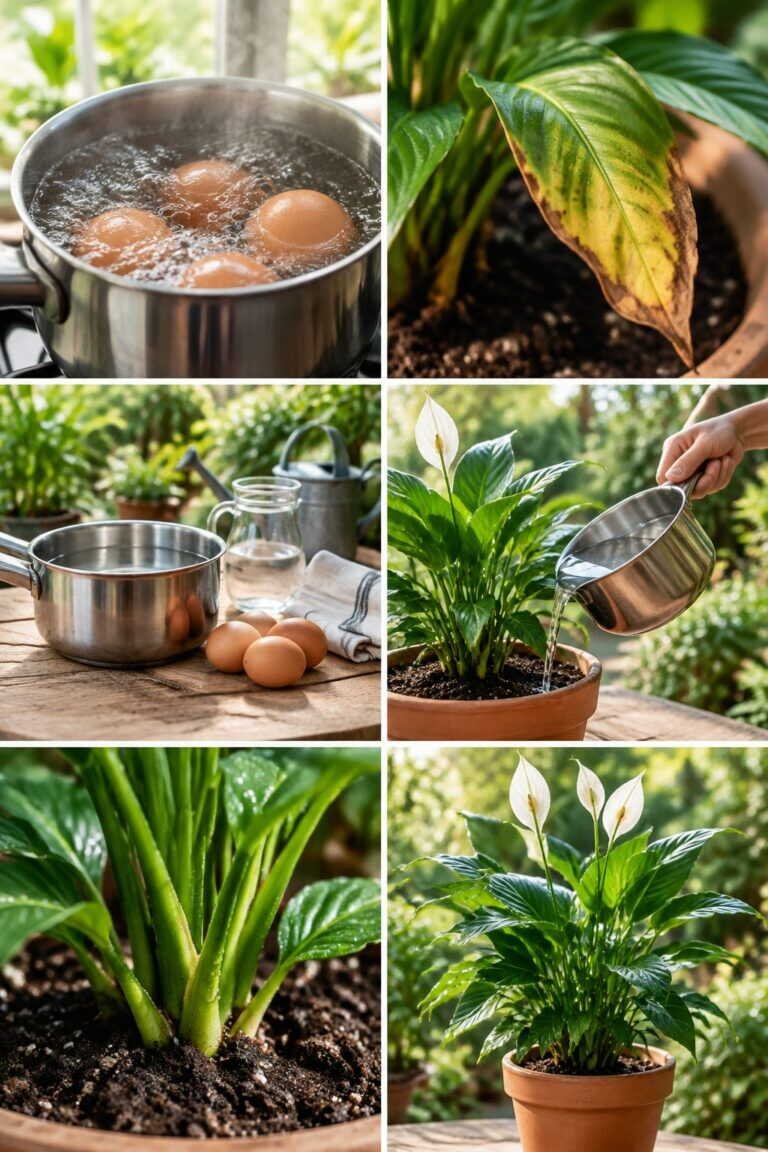 Eau de cuisson des œufs : ne la jetez plus, vos plantes l&rsquo;adorent