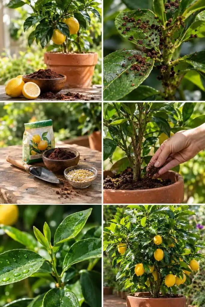 Engrais pour agrumes : le marc de café, bonne ou mauvaise idée ?