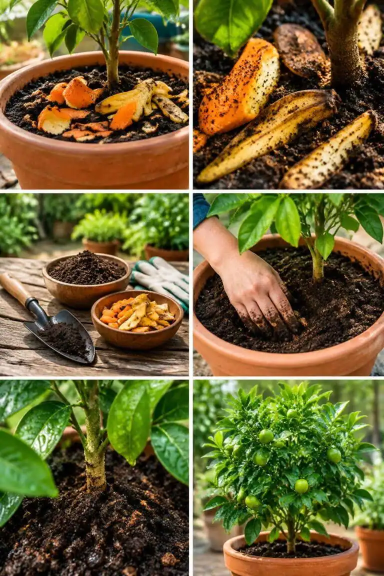 Épluchures de légumes enterrées dans le pot : bonne ou mauvaise idée ?