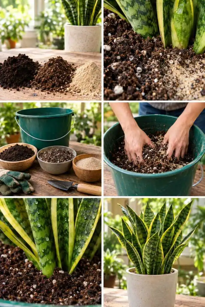 Faire son terreau maison : compost, terre, sable