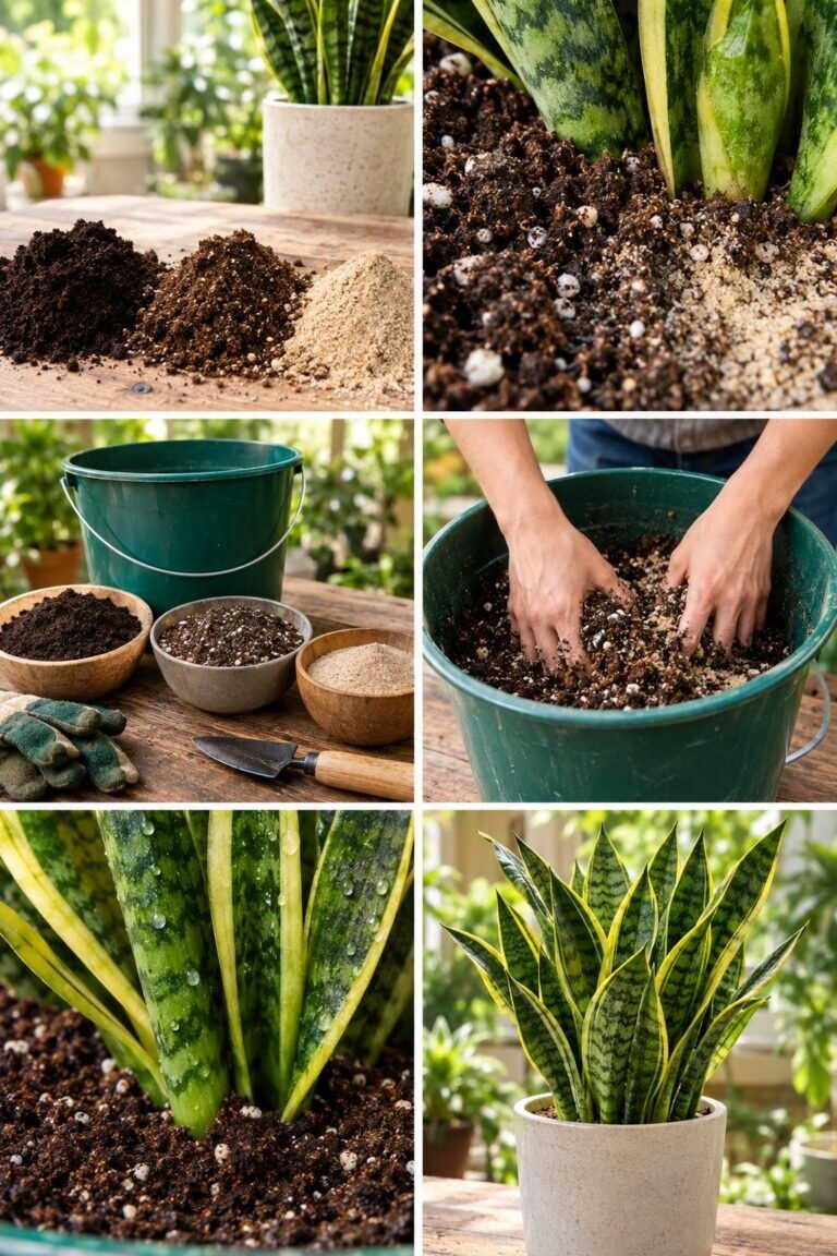 Faire son terreau maison : compost, terre, sable