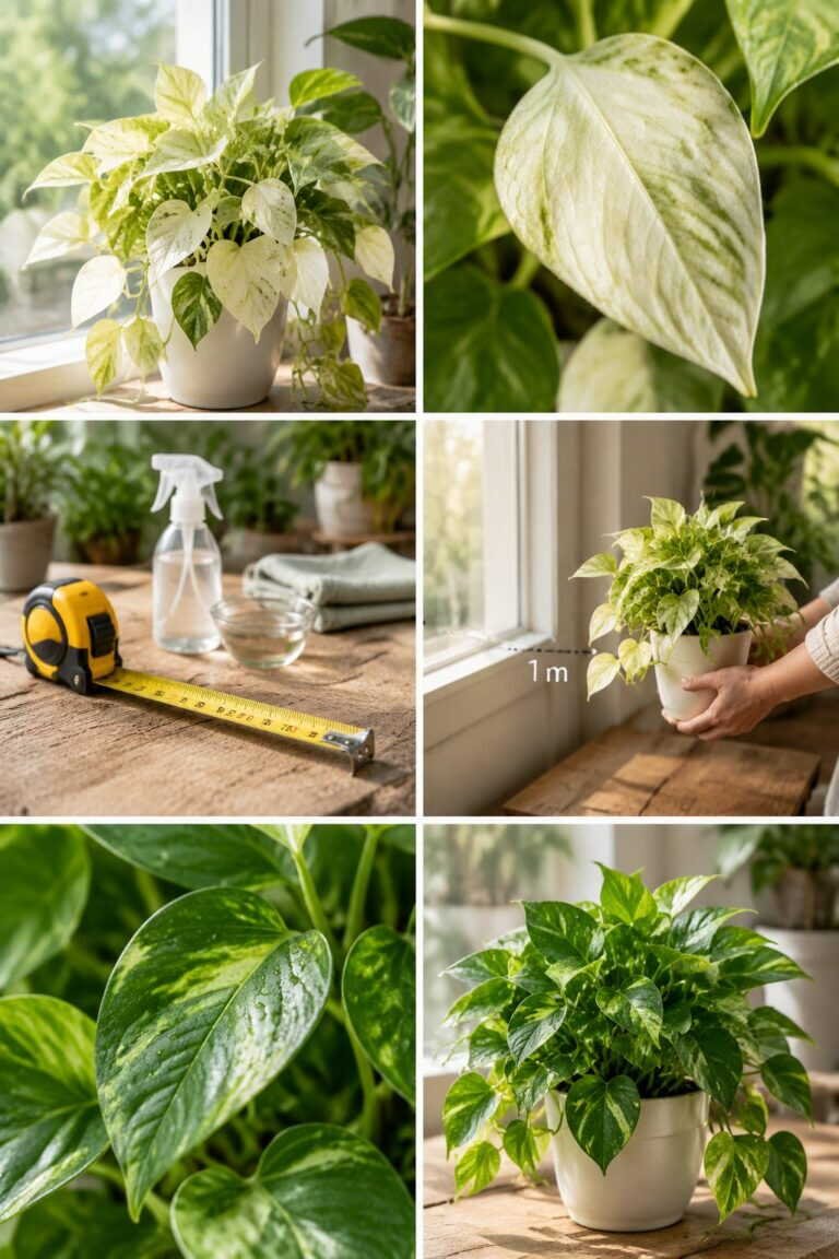 Feuilles de pothos qui pâlissent : ce n&rsquo;est pas l&rsquo;engrais, c&rsquo;est le soleil, reculez-le d&rsquo;un mètre