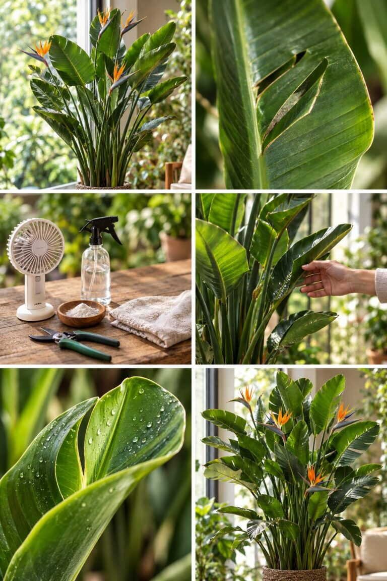 Feuilles de strelitzia qui se fendent : c&rsquo;est normal, ce n&rsquo;est pas une maladie