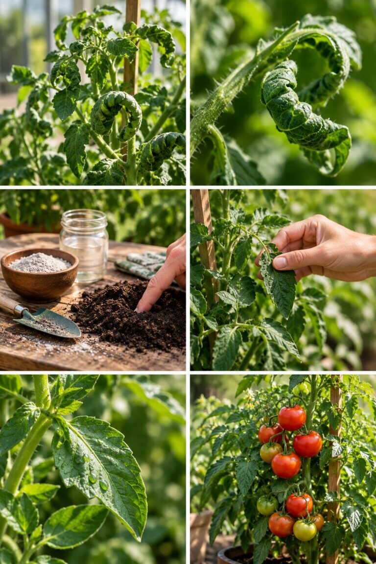 Feuilles de tomate qui s&rsquo;enroulent : chaleur ou soif ? Le test