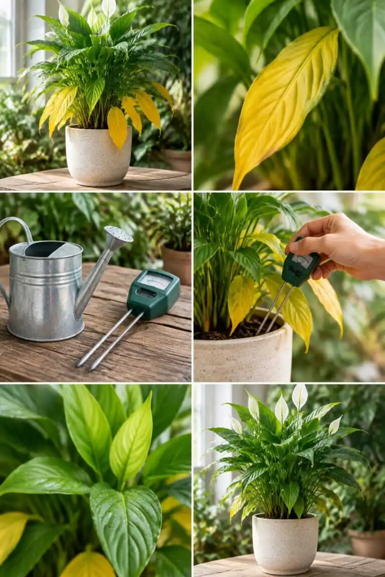 Feuilles jaunes en bas, vertes en haut : votre plante vous parle