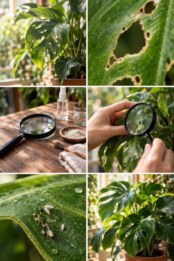 Feuilles trouées au potager : le coupable selon la forme du trou