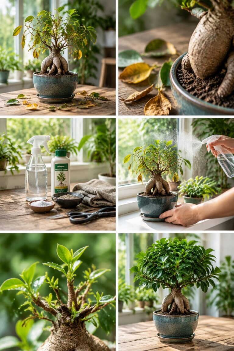 Ficus ginseng : pourquoi il perd ses feuilles juste après l&rsquo;achat