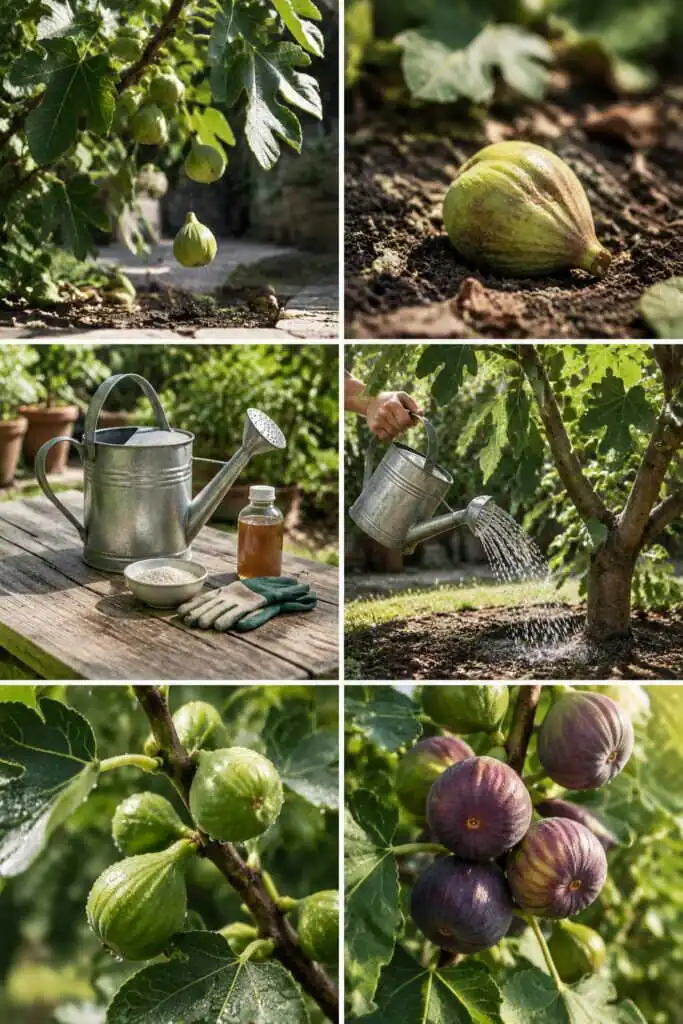 Figuier en pot : les figues qui tombent avant de mûrir