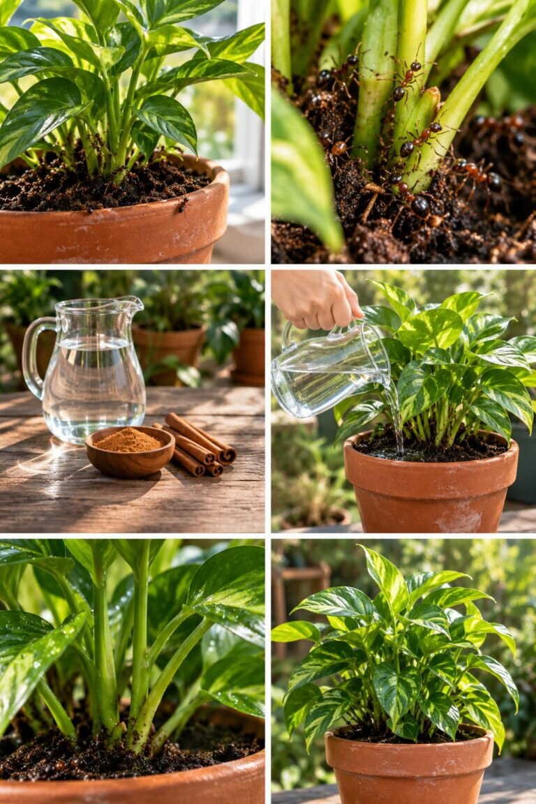 Fourmis dans les pots : la solution à 0 euro