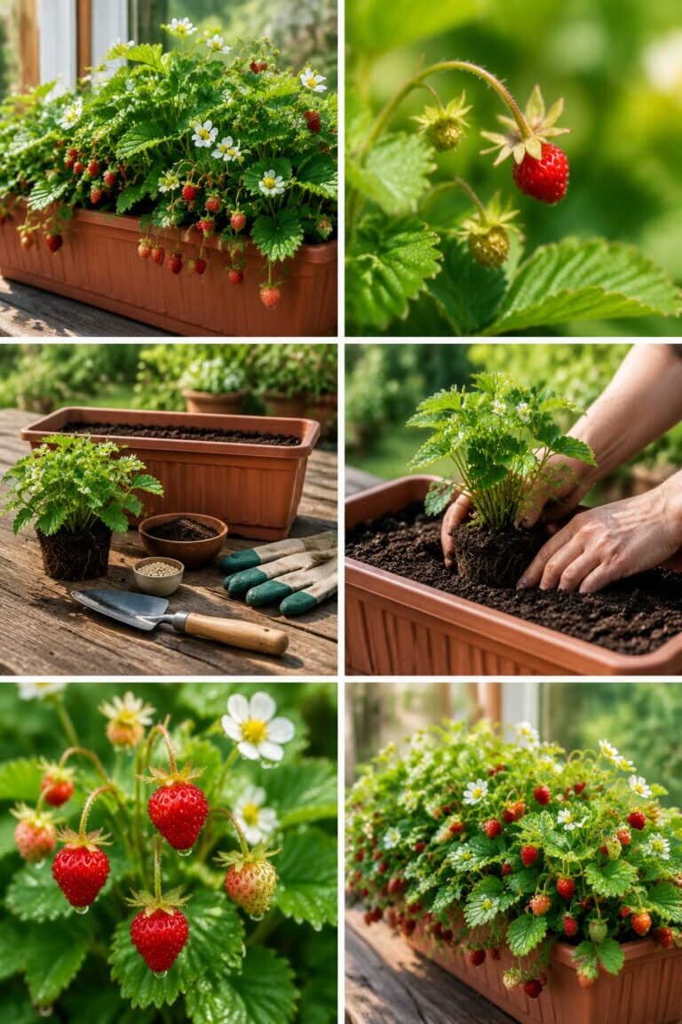Fraises des bois en jardinière : le parfum de la forêt sur le balcon