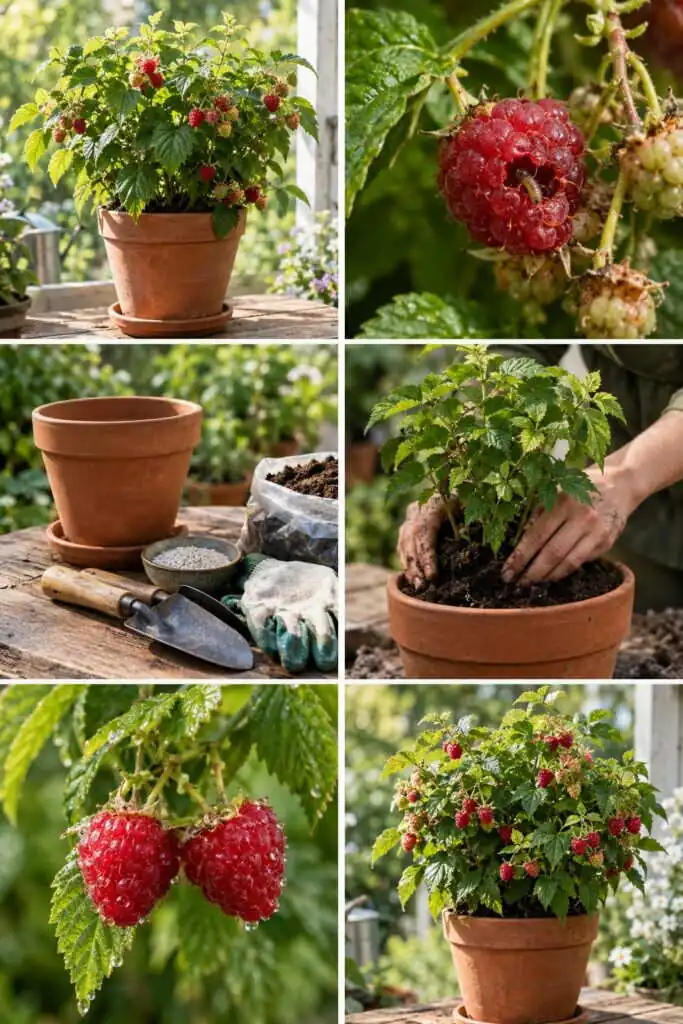 Framboisiers en pot : la variété remontante qui donne 2 fois par an