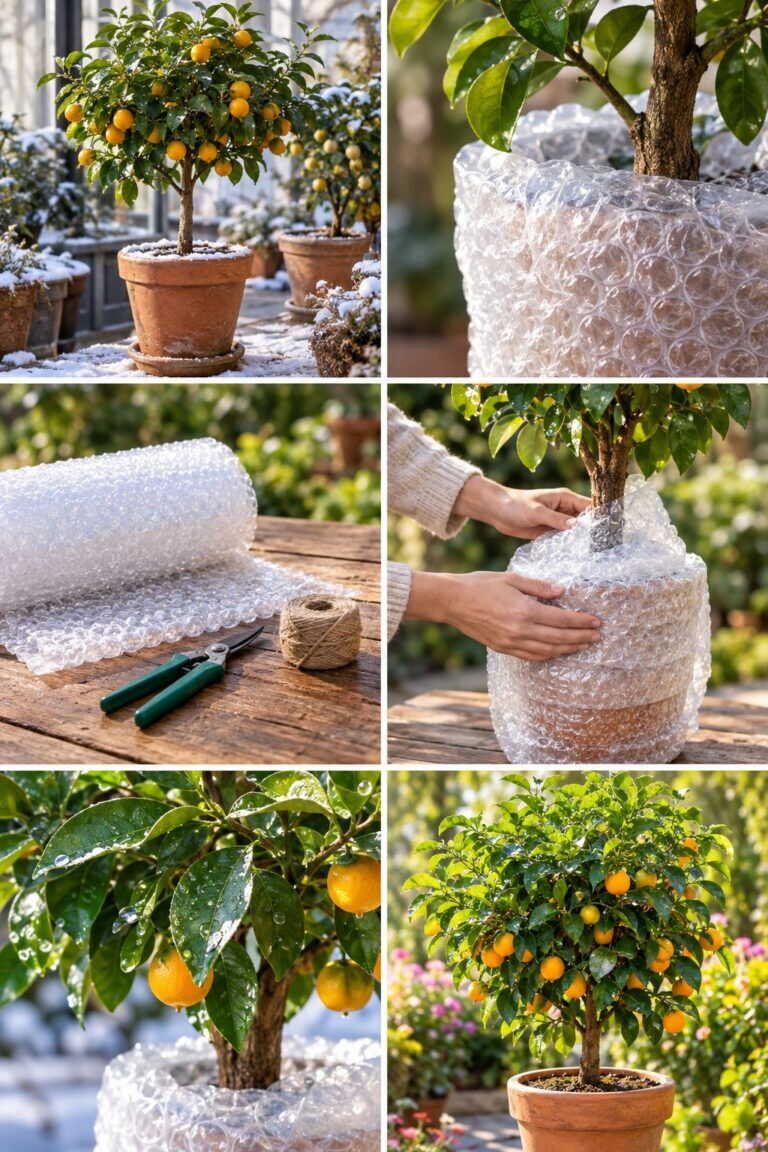 Fruitiers en pot l&rsquo;hiver : le pot au chaud, la plante au froid, voici comment