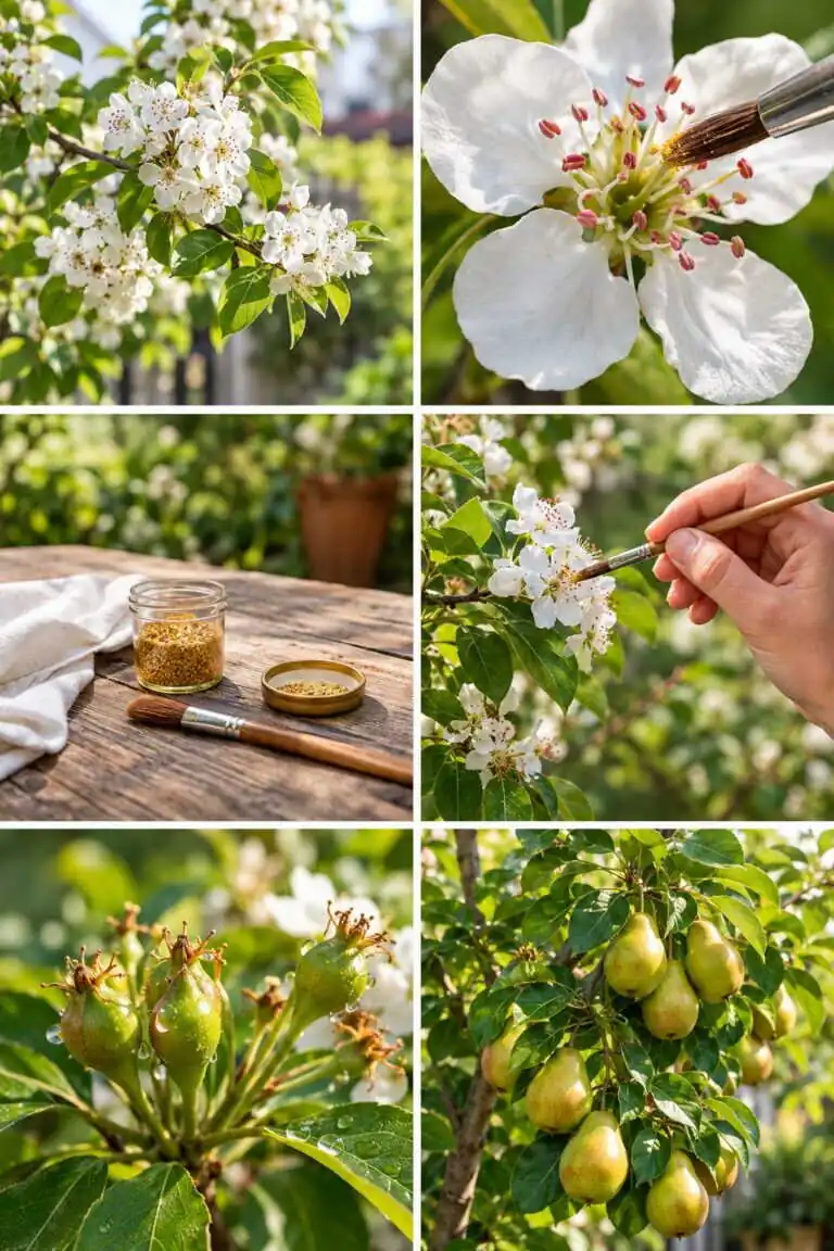 Fruitiers en pot qui fleurissent mais ne donnent pas : la pollinisation au pinceau