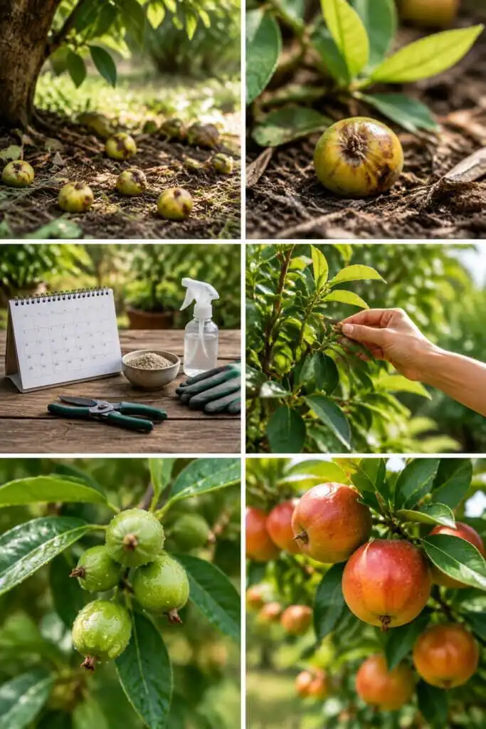 Fruits qui tombent avant de mûrir : la plante fait le tri, c'est normal