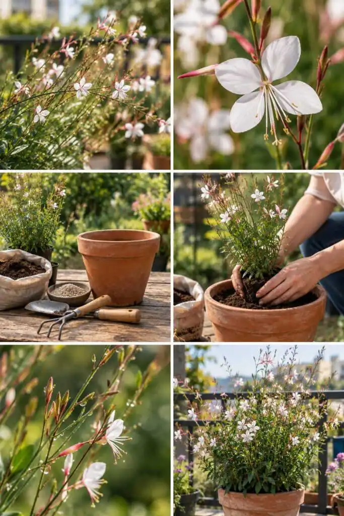 Gaura : des papillons blancs qui dansent sur le balcon jusqu'en octobre