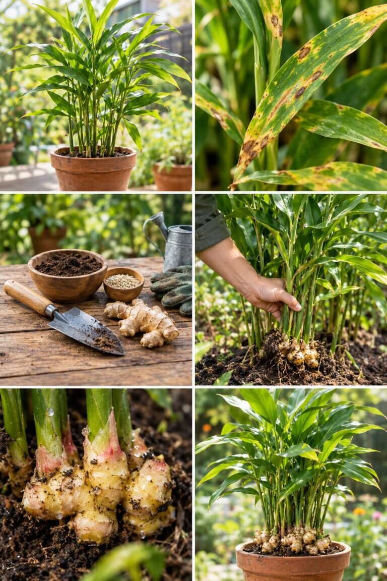 Gingembre en pot : 8 mois après la plantation, voici la récolte