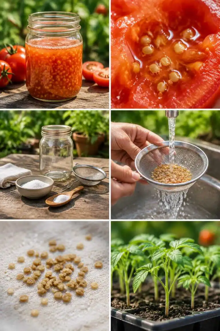 Graines de tomate à récupérer : la fermentation de 3 jours, sinon elles ne germent pas