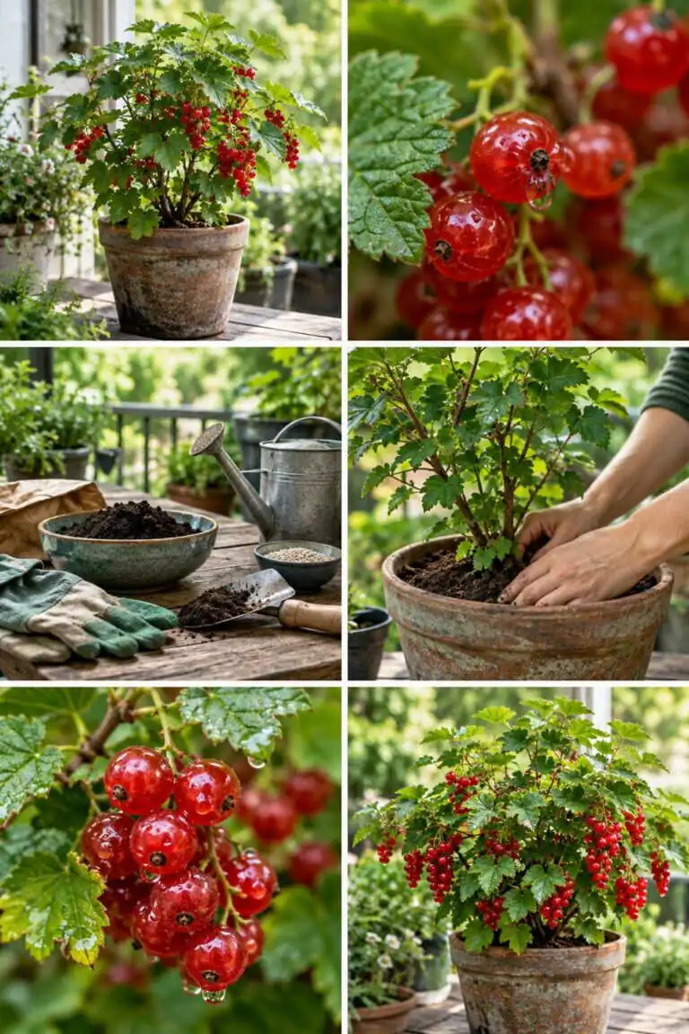 Groseillier : le seul fruitier qui donne sur un balcon à l&rsquo;ombre