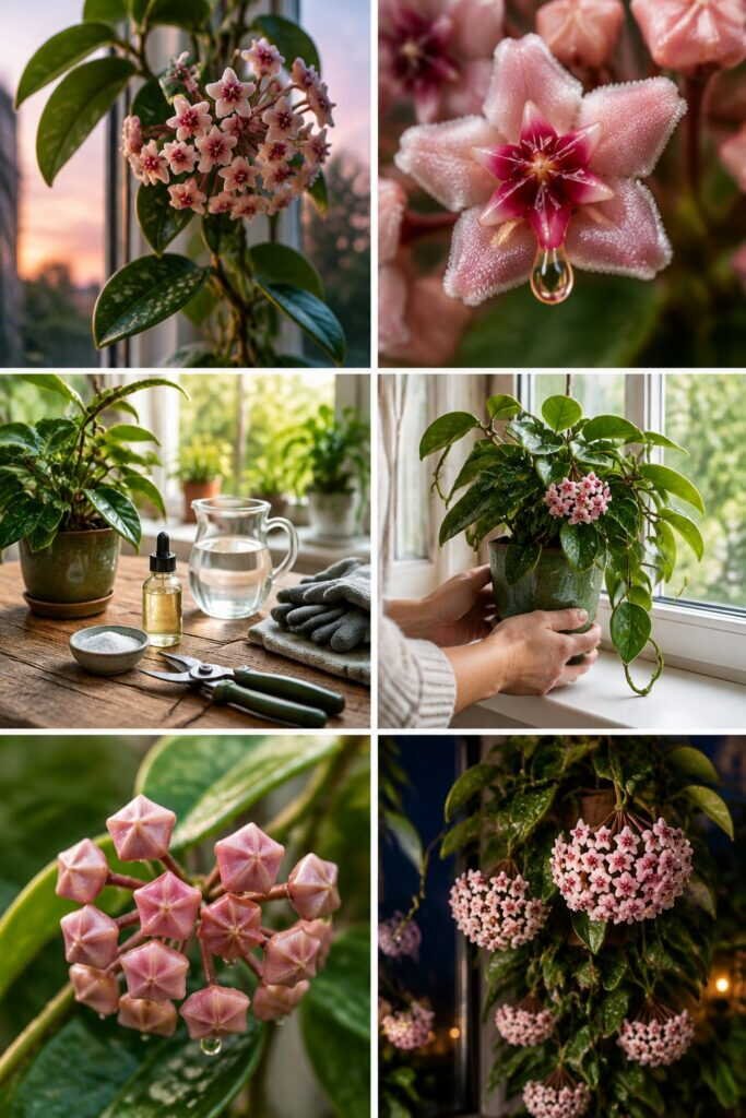Hoya : la plante d'intérieur dont les fleurs sentent le miel la nuit