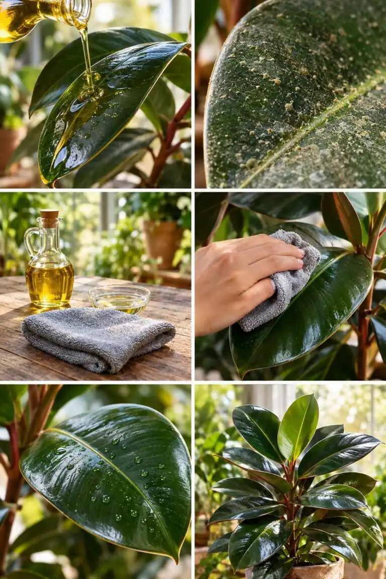 Huile d&rsquo;olive sur les feuilles : l&rsquo;astuce qui les étouffe
