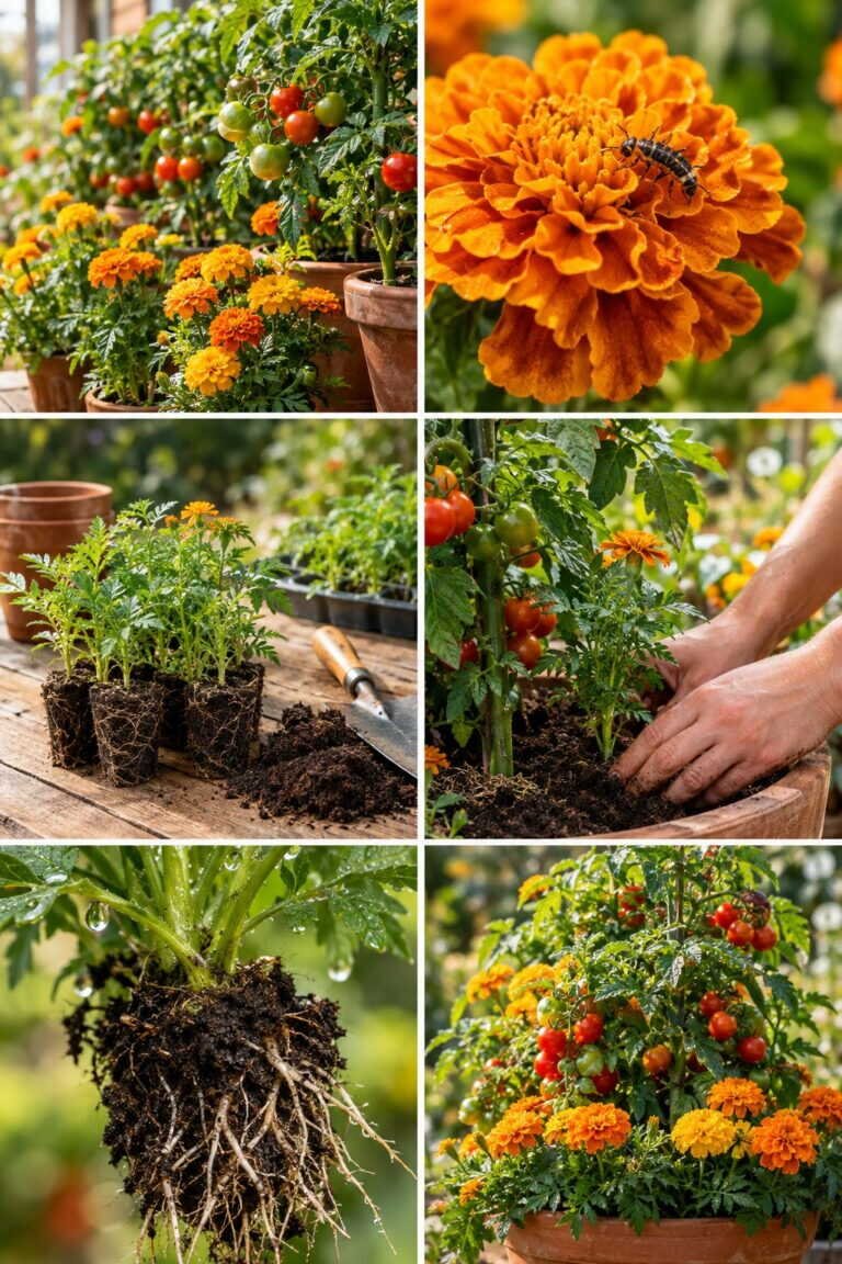 Œillets d&rsquo;Inde : la fleur qui protège vos tomates des nématodes