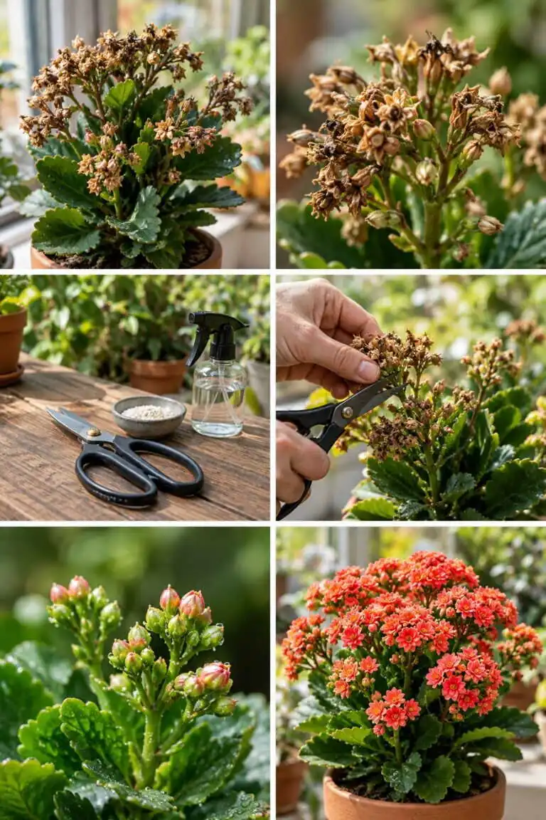 Kalanchoé : coupez les fleurs fanées et il refleurit quelques semaines plus tard