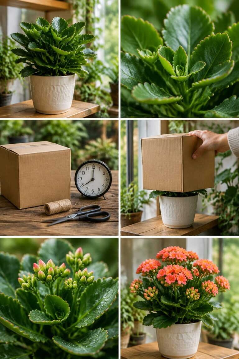 Kalanchoé qui ne refleurit pas : 14 h de noir par jour pendant 3 semaines, et il refleurit