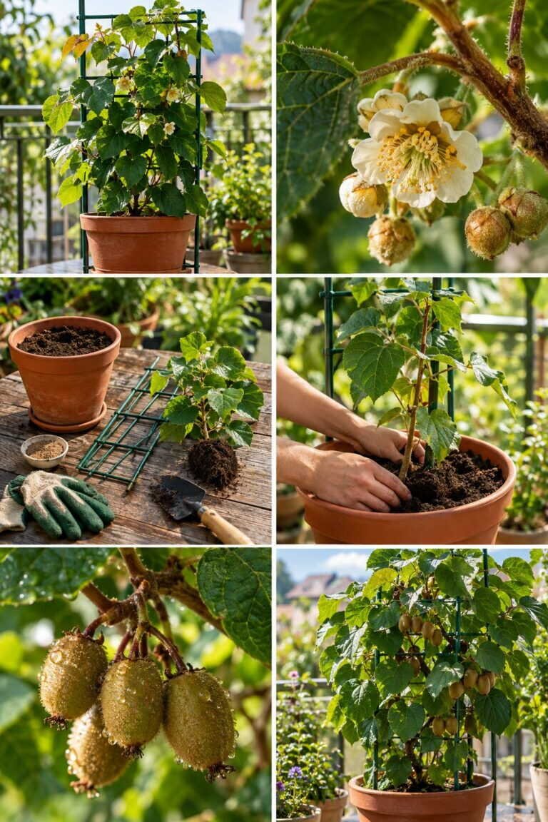 Kiwi sur balcon : oui, avec cette variété qui se pollinise seule