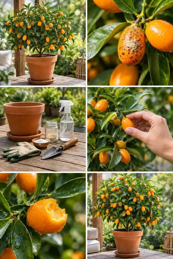 Kumquat en pot : les petits fruits qui se mangent avec la peau