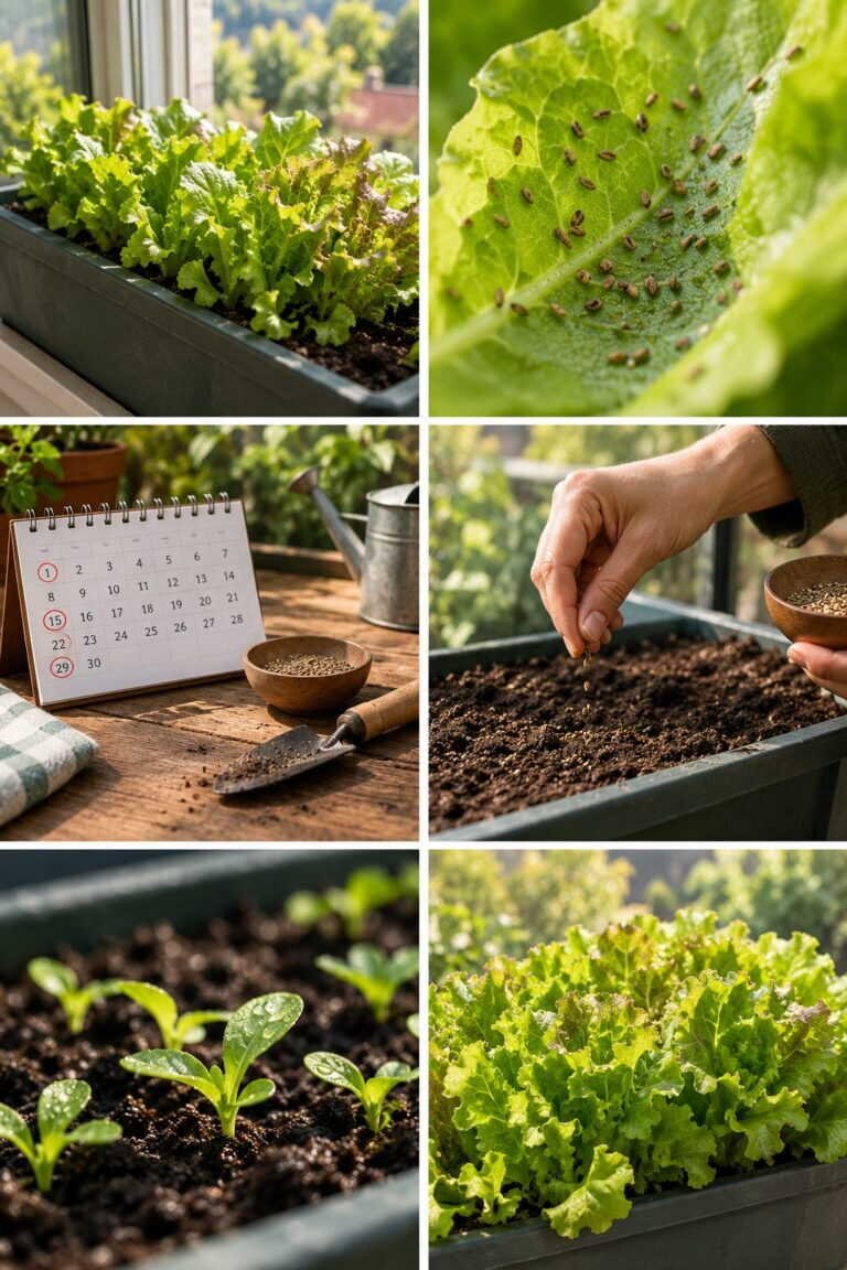 Laitue en jardinière : semer tous les 15 jours pour ne jamais manquer