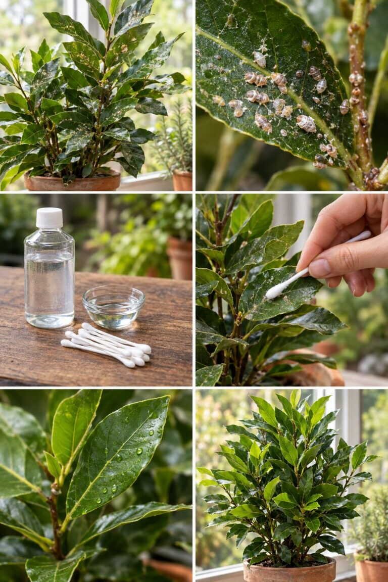 Laurier-sauce aux feuilles collantes : les cochenilles, voici comment les enlever