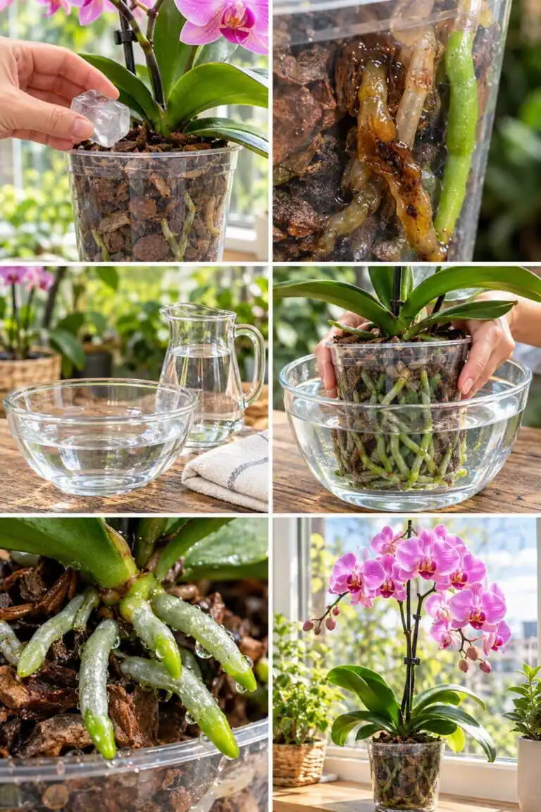Le glaçon dans l&rsquo;orchidée : ce que ça fait vraiment aux racines