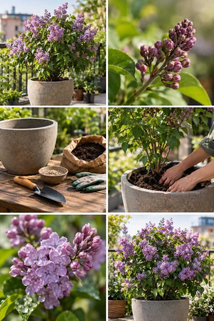 Le lilas des cours d'école : le replanter en pot, c'est possible